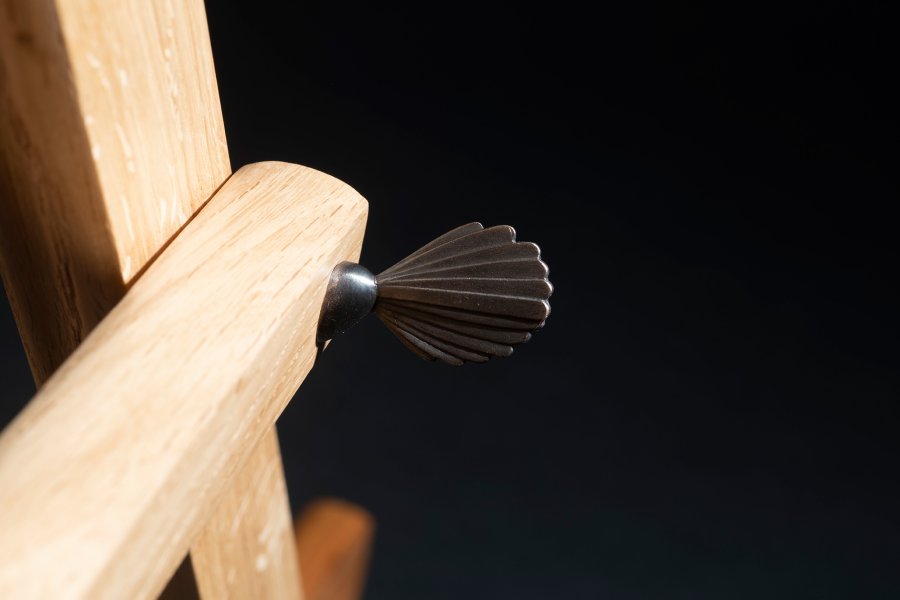 From the Uttermost Ends of the Earth <br>(The Great Adventure) - From the Uttermost Ends (detail: fantail ‘nut’). Photo: Jane Wilcox
From the Uttermost Ends (detail: army button ‘bolt’). Photo: Jane Wilcox From the Uttermost Ends of the Earth <br>(The Great Adventure) - From the Uttermost Ends (detail: fantail ‘nut’). Photo: Jane Wilcox
From the Uttermost Ends (detail: army button ‘bolt’). Photo: Jane Wilcox