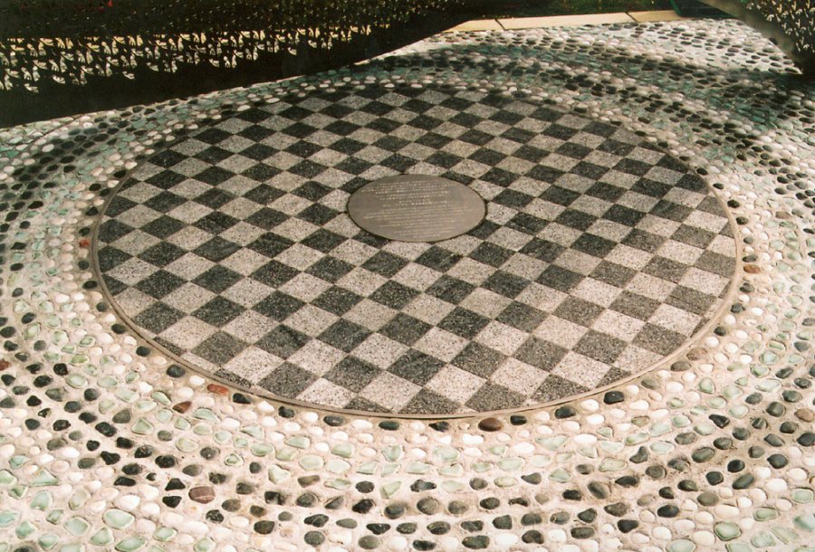 The Cloak of Peace - _The Cloak of Peace_ (detail: paving pattern). Photo: Kingsley Baird The Cloak of Peace - _The Cloak of Peace_ (detail: paving pattern). Photo: Kingsley Baird