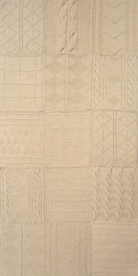 Reflections - _Reflections_ (detail: Cornish knitting patterns). Photo: Genevieve Packer Reflections - _Reflections_ (detail: Cornish knitting patterns). Photo: Genevieve Packer