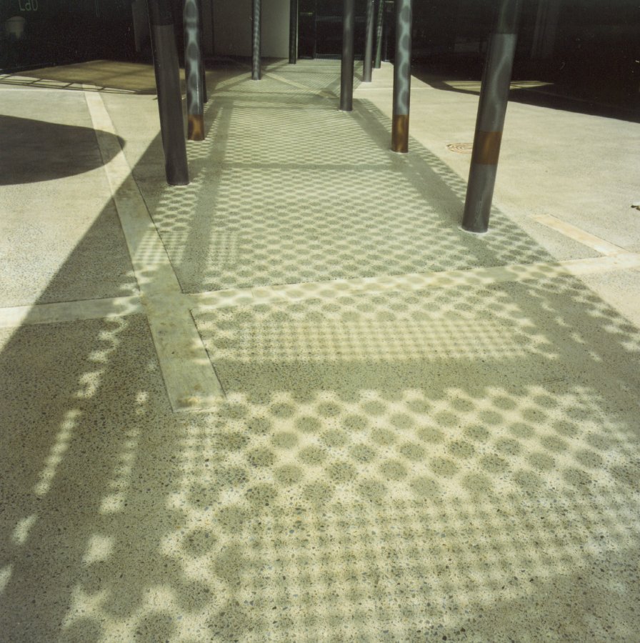 Walking Sticks - _Walking Sticks_ (detail: pattern projection). Photo: Guy Robinson Walking Sticks - _Walking Sticks_ (detail: pattern projection). Photo: Guy Robinson